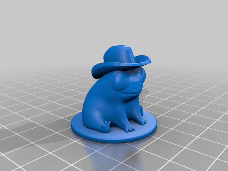 Fred The Frog but he's also a cowboy
