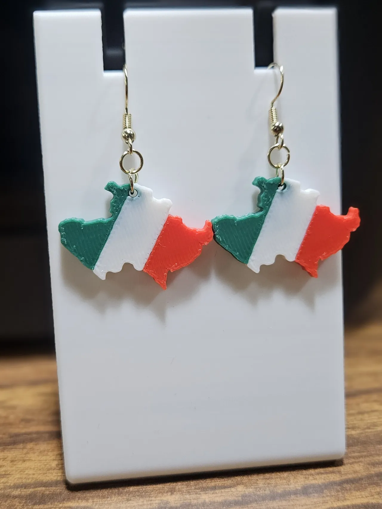 Michoacan Mexican Flag Earrings view 4