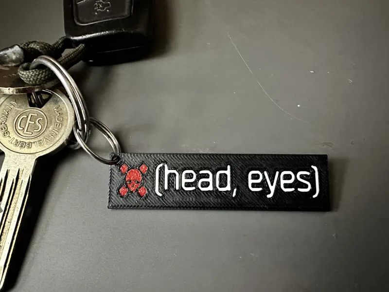 tarkov keychain (HEADEYES)