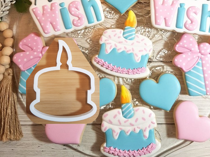 Birthday Cake Cookie Cutter