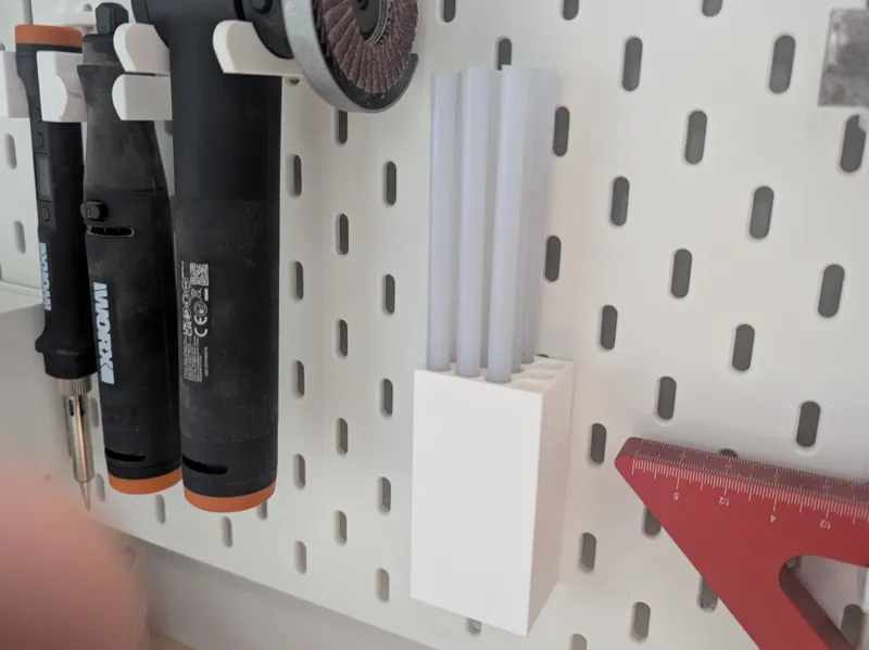 Worx Makerx Gluestick Holder for Ikea Skadis