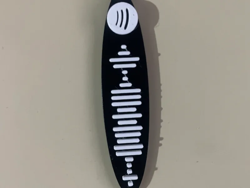 kanye west - 'Bully' album spotify code keychain