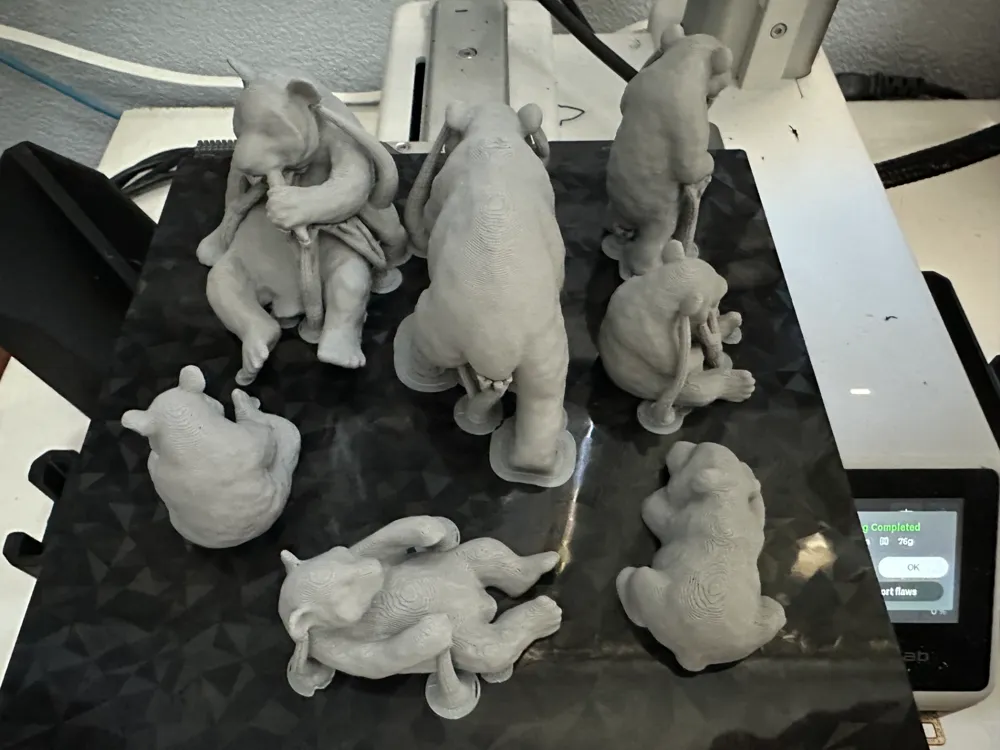 Whole pandas family on a plate [AMS] by SigOS MakerWorld: Download Free ...