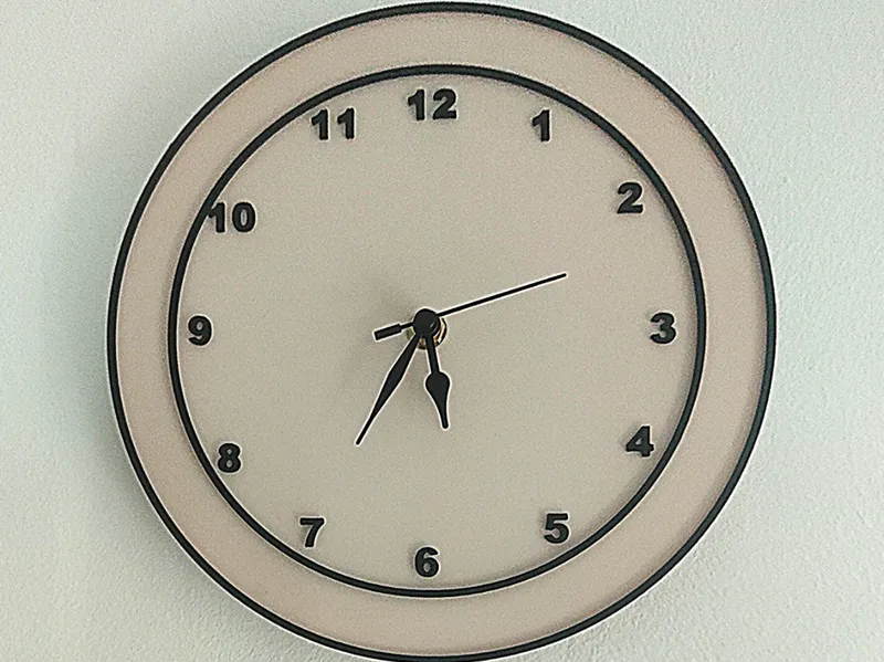 Minimalist Wall Clock – Modern Home Decor