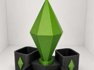 Plumbob Desk Organizer