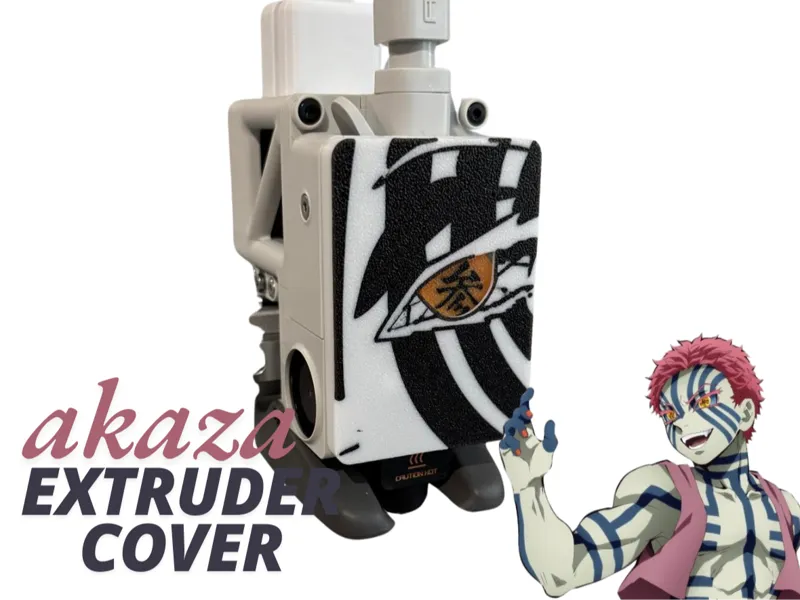 Demon Slayer - Akaza A1/A1 mini Extruder Cover