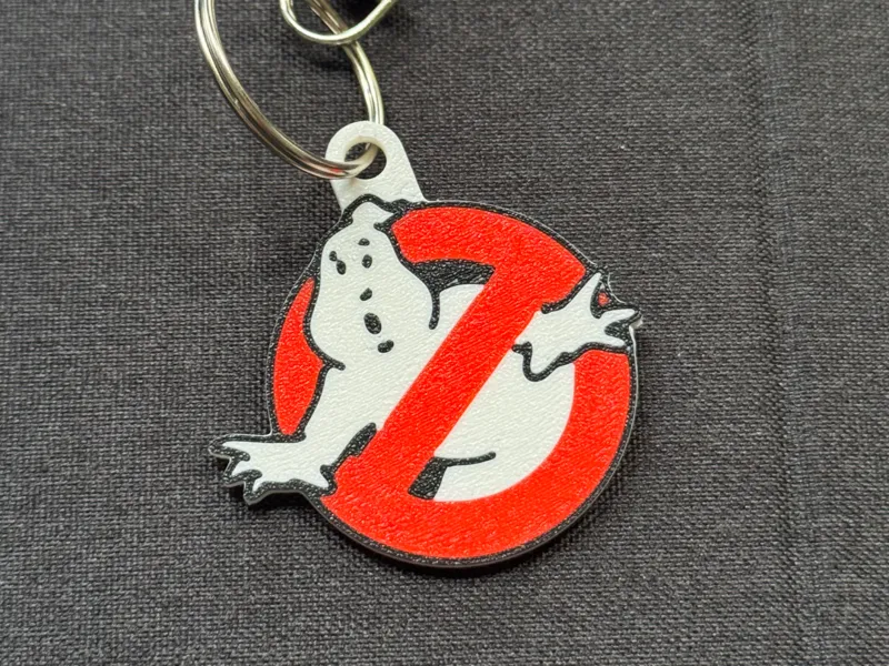 Ghostbusters Logo Keychain Tag