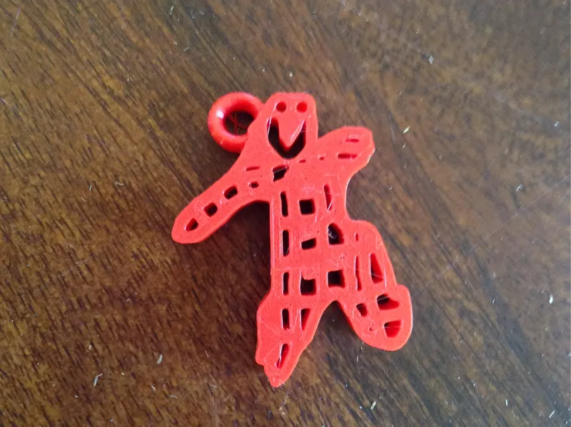 Scary guy Keychain