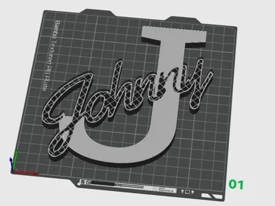 Johnny Nameplate