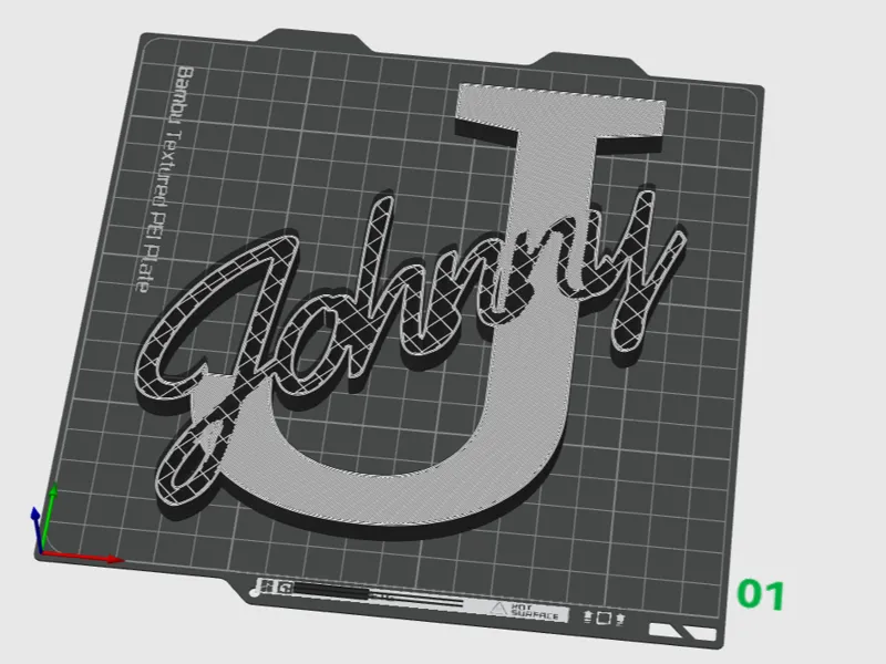 Johnny Nameplate