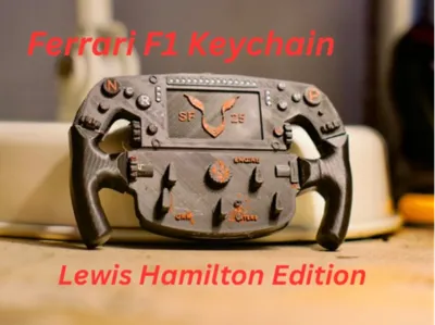 Ferrari F1 Wheel Keychain - Hamilton Edition