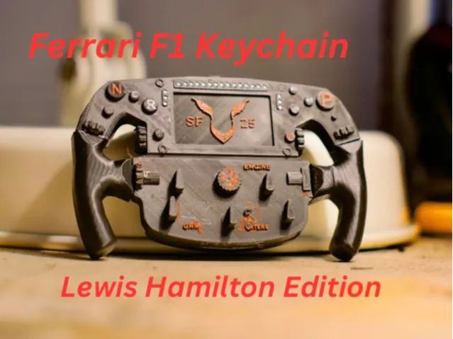 Ferrari F1 Wheel Keychain - Hamilton Edition