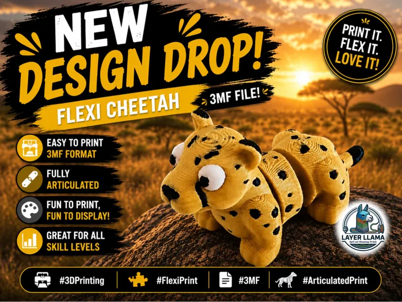 Layer Llama - Flexi Cheetah