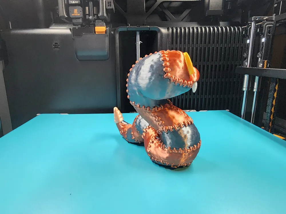 Model Magic Rattlesnake Horror Rattle Snake - Free 3D Print Model - MakerWorld