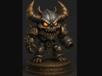D&D/Chibi Metal Monster