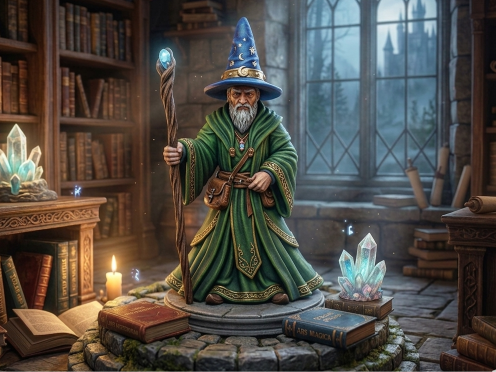 Wizard – 32mm Heroic Scale Miniature