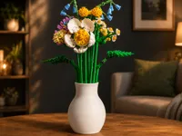 Vase for Botanical Brick Flowers + 12 hole adapter