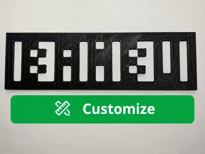 Optical Illusion Customizable Text