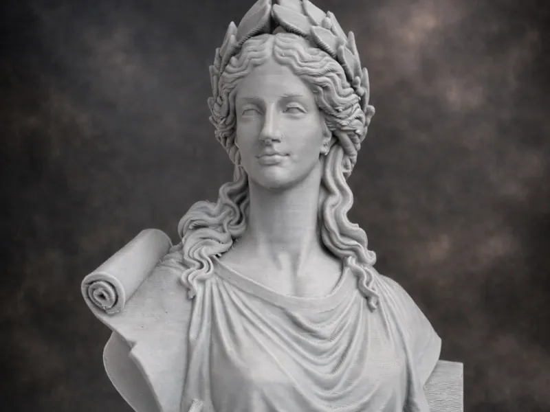 Clio Bust – Greek Muse of History Statue