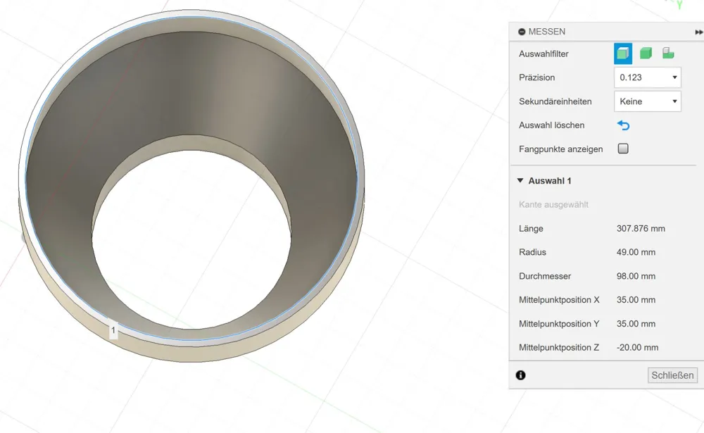 F1 Inline Fan Adapter Diameter 98mm by Lars - MakerWorld