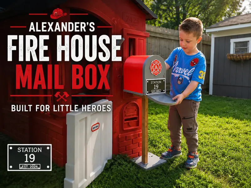 Station 19 Firehouse Mail box