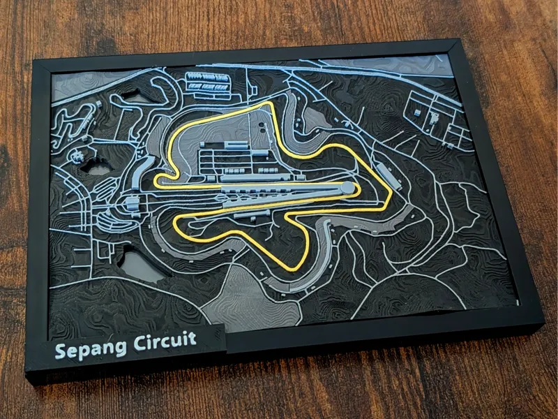 Sepang Circuit 3D Miniature