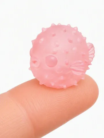 Letrero o emblema decorativo: Blob Chubby Animal Series - #94 Pufferfish — vista de referencia 2