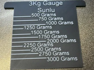 Sunlu 3Kg filament gauge
