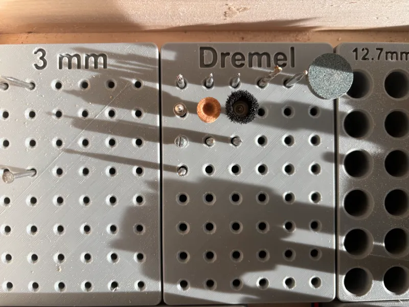 Gridfinity bin for Drelmel bits