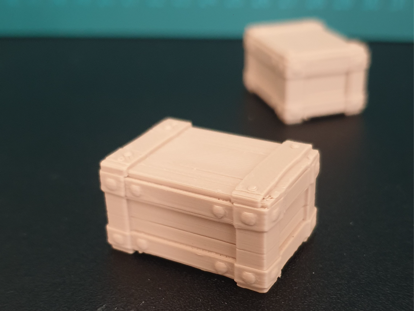 Wooden Crate Miniature Prop