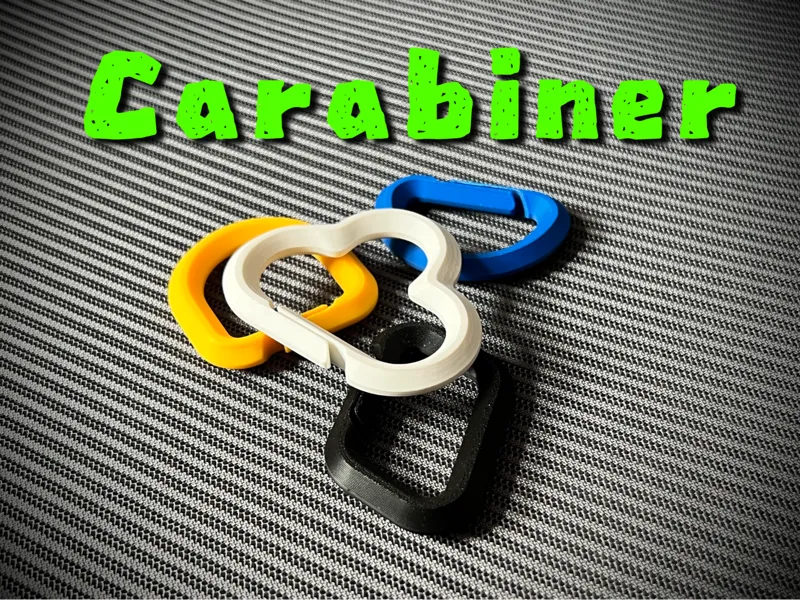 Multi-Purpose Carabiner Keychain | EDC Bag Clip