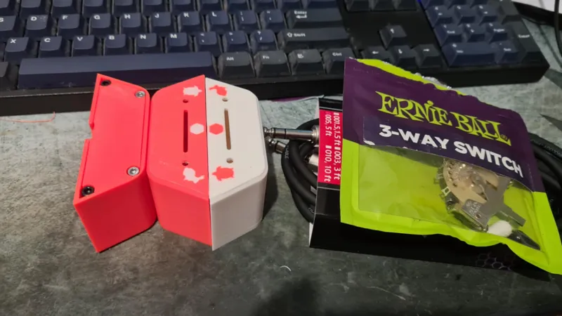 DIY Half Moon Switch Velcro Mounted
