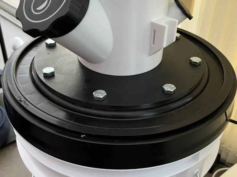 Hydroponic Tower Lid Adapter Biltema bucket