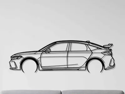 Honda Civic Type R FL5 Silhouette