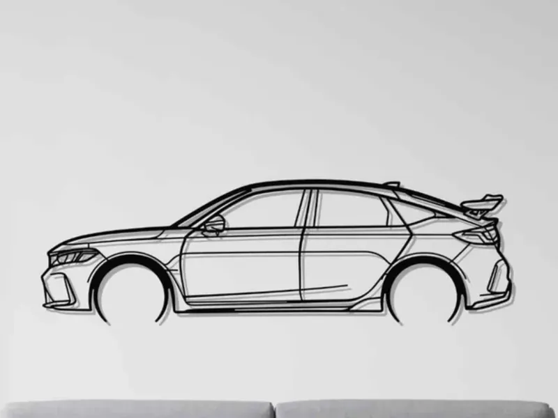 Honda Civic Type R FL5 Silhouette