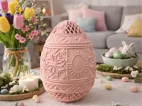 Œuf de Pâques à motifs ukrainiens — photo 2