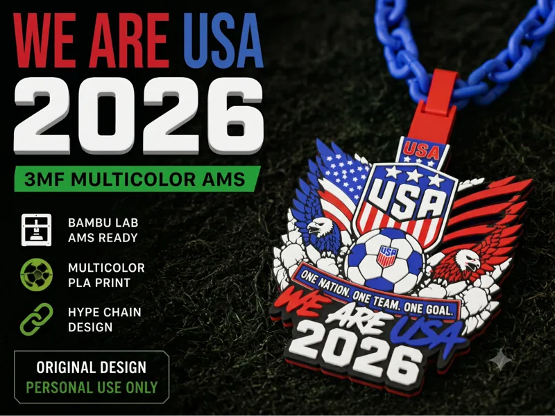 USA 2026 Soccer Hype Chain