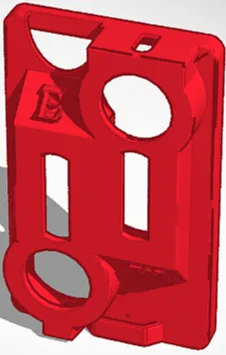 Dual RSA Dual Badge Holder WITH letters