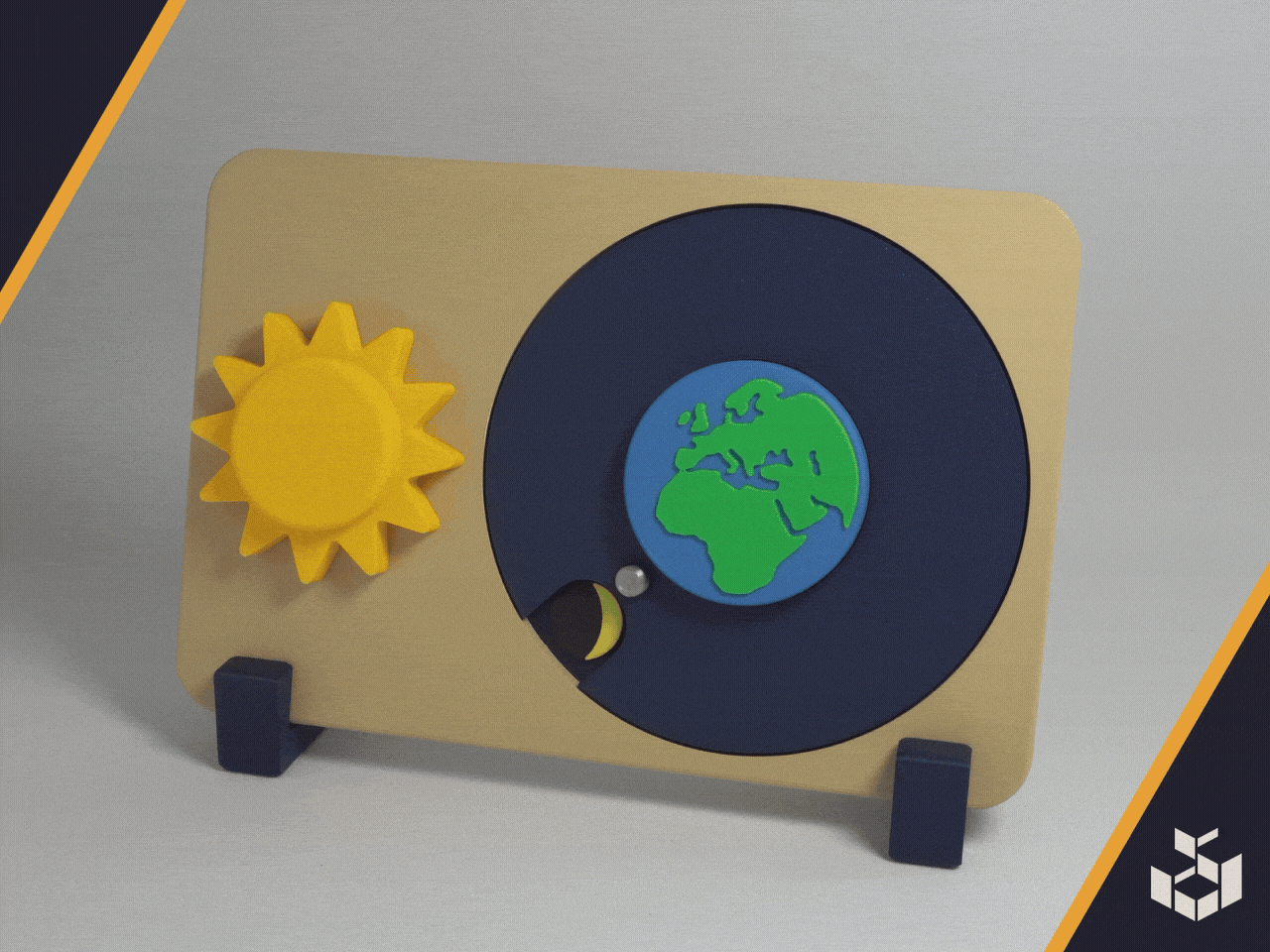Moon Phase Explorer | Mechanical STEM Model | AMS