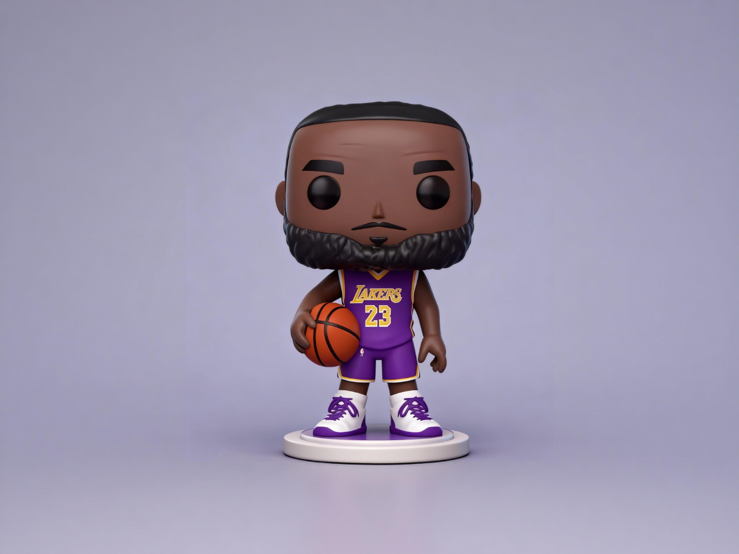 勒布朗詹姆斯-NBA美国职业篮球系列-Funko丰高POP涂色玩具