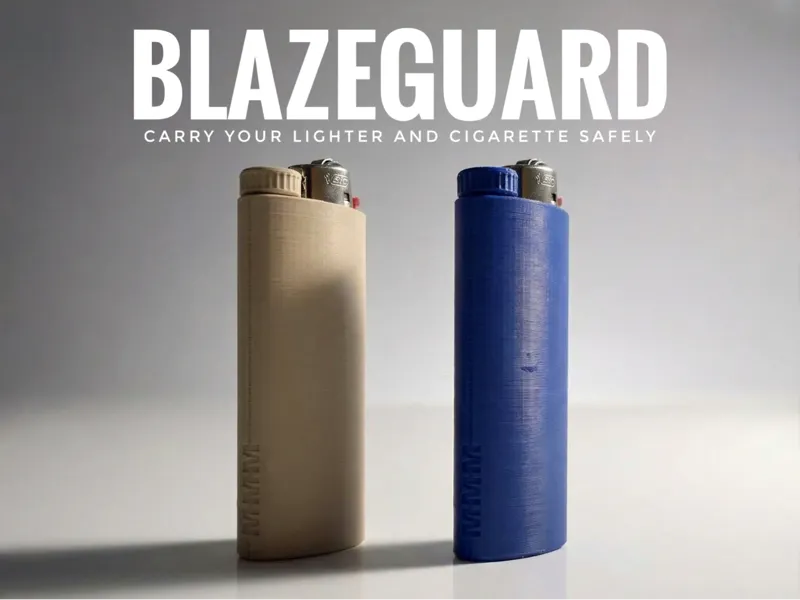 Bic Lighter and Cigarette or Joint Case