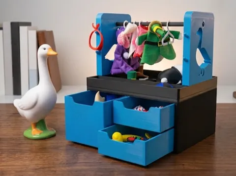 Organizador: Modular Desk Goose Closet — referencia de MakerWorld