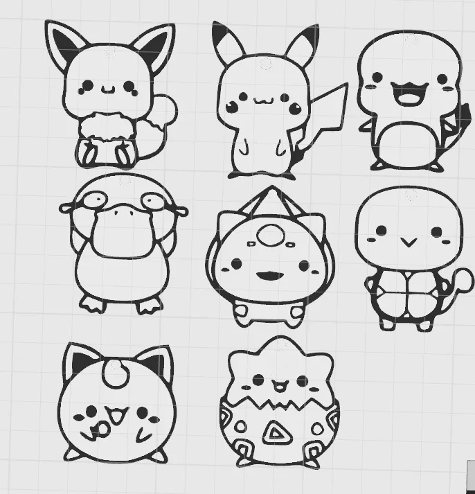 cute baby Pokémon Magnets