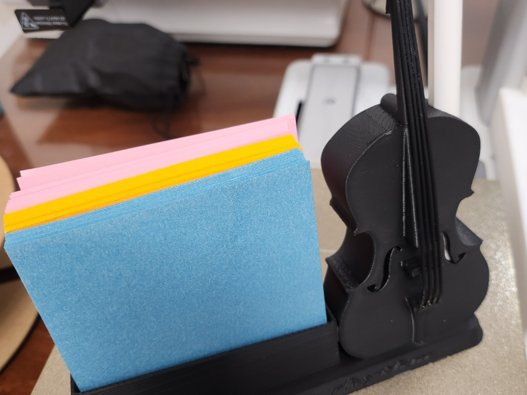 Cello / Violin Memo Pad Holder with Pen Slot