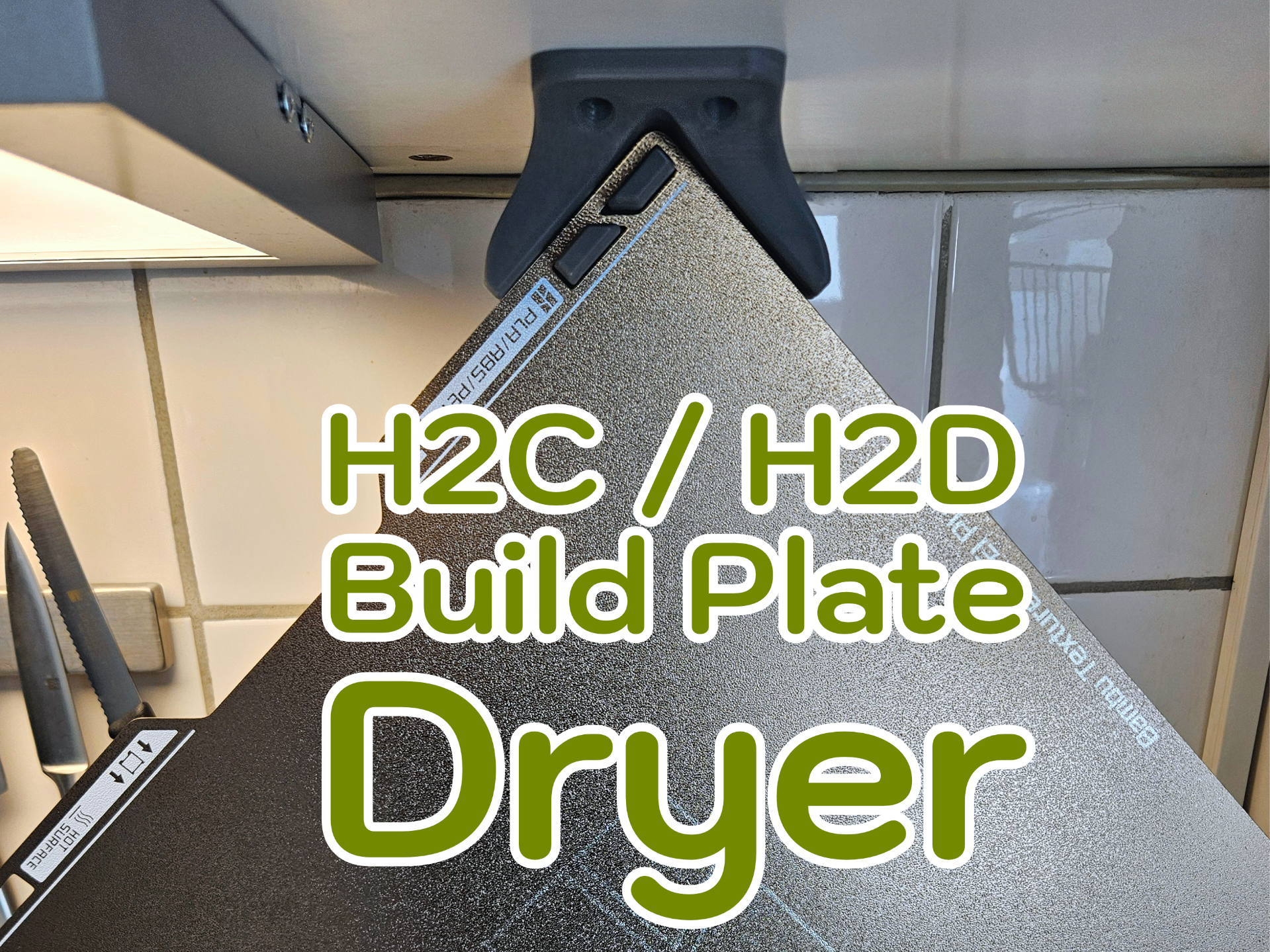 H2C / H2D Build Plate Dryer