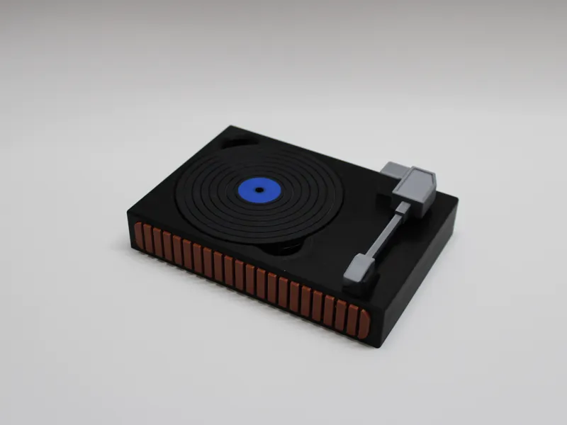 Record Player Vinyl Coasters 