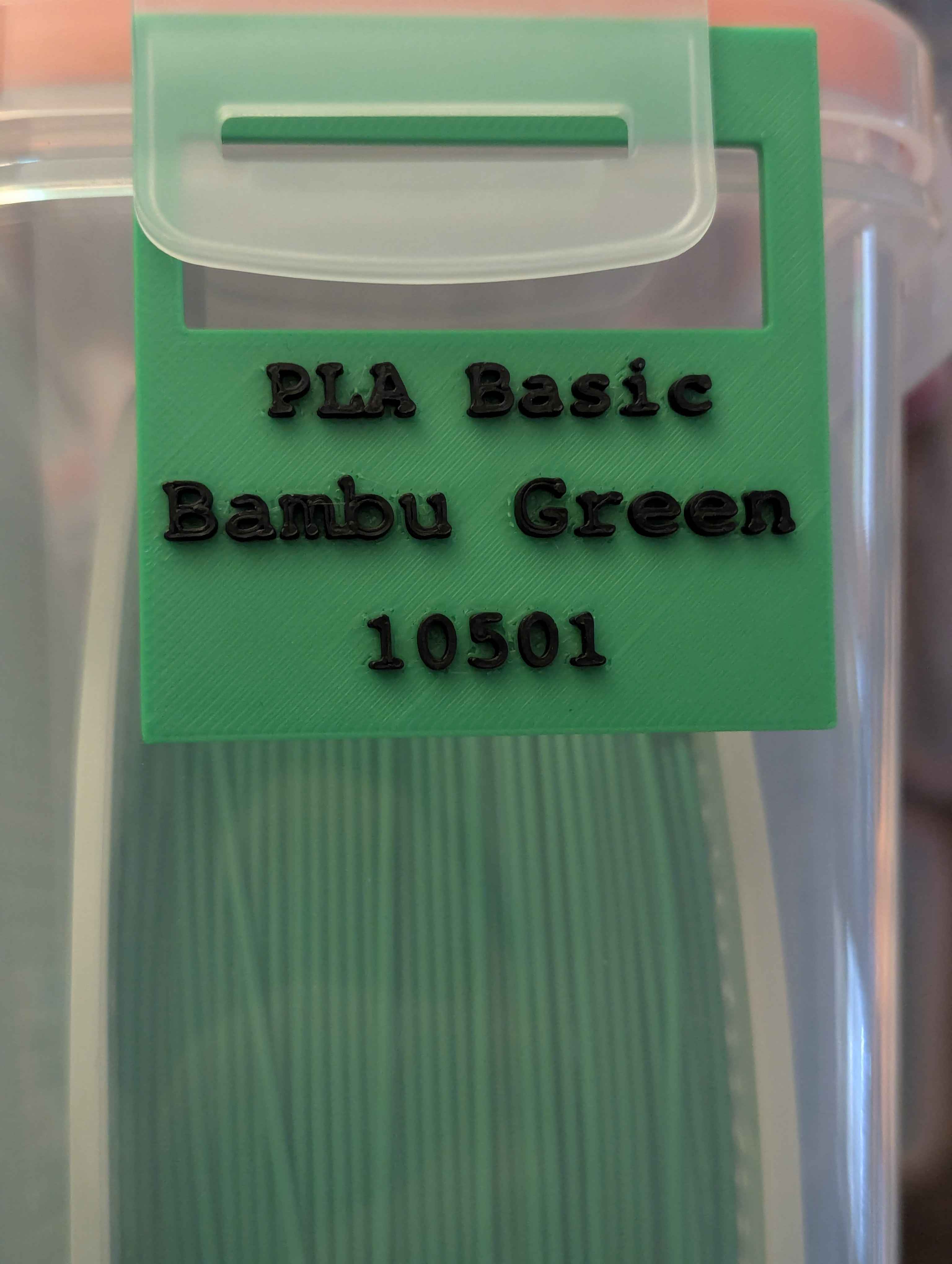 Miniatura 17 do modelo 3D Filament Storage Labels