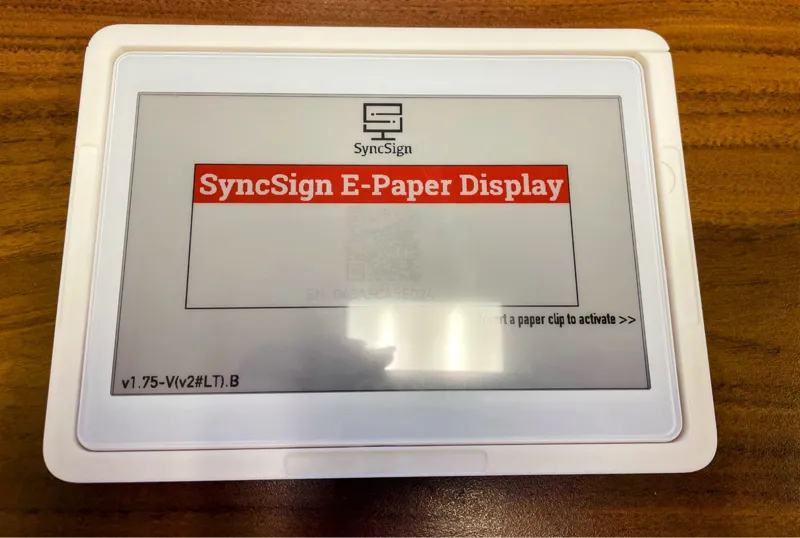 SyncSign 7.5" Display Window Mount