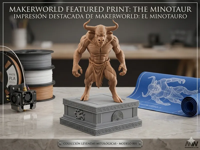 figura minotauro-minotaur figure