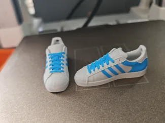 Adidas Superstar 150% scale 2 colour